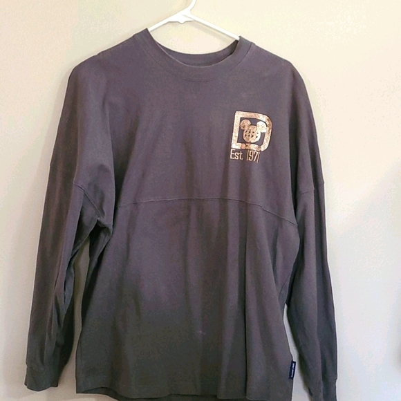 Disney Tops - EUC Rose Gold Disney Parks Heavy Shirt